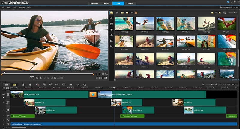 Corel Video Studio Ultimate video editing 