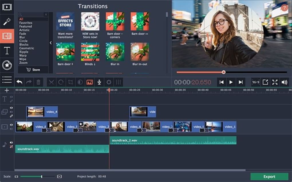 Movavi Video Editor Plus 20.0 Free Download