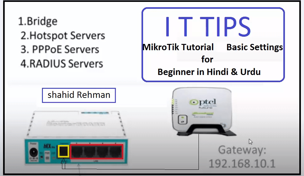 how to configure Mikrotik router step by step
