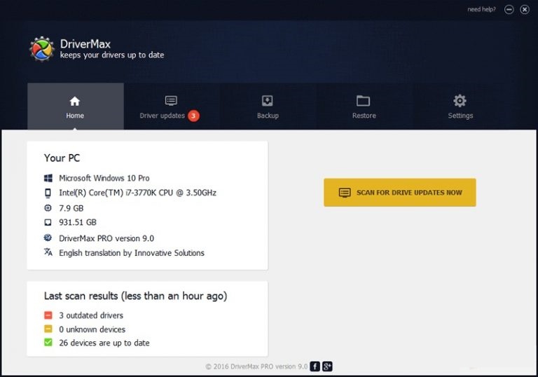 DriverMax Pro 2020 v12.11 Direct Download Link
