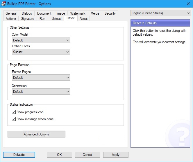 Bullzip PDF Printer 12.0 One Click Download