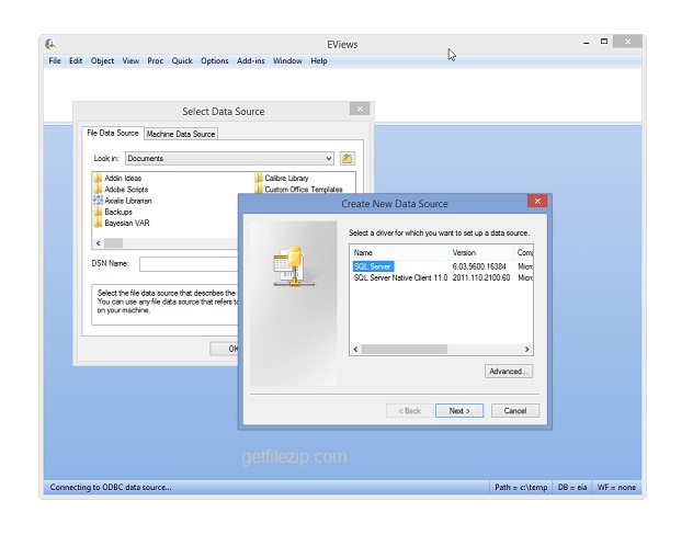EViews latest software Free Download