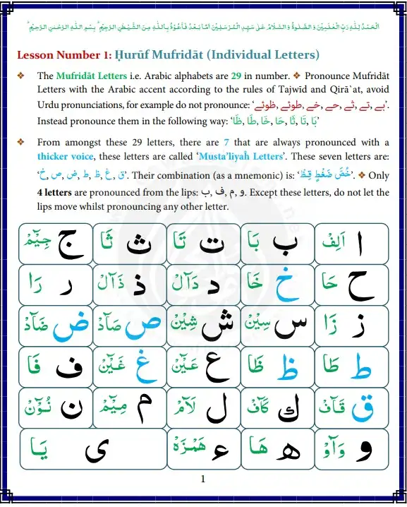Madani Qaida English PDF